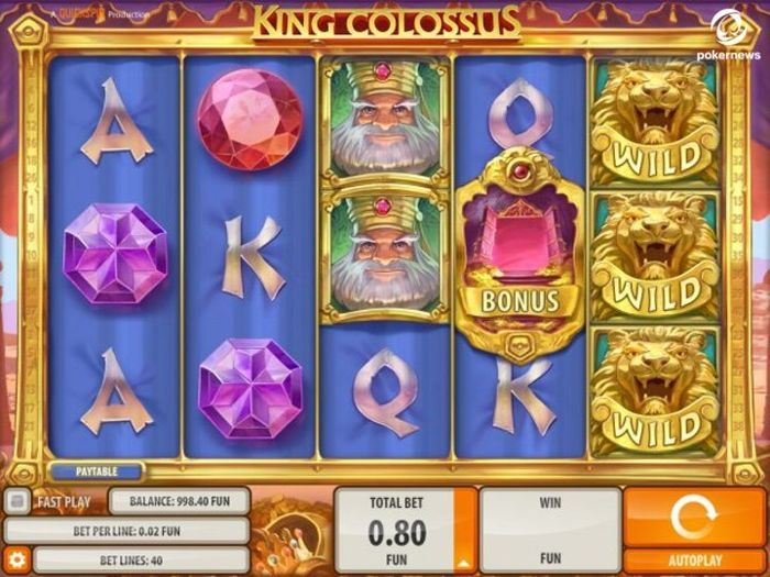 King Colossus kostenlose Spiele, bei denen Sie echtes Geld gewinnen können