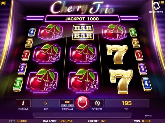 Online echtes Geld gewinnen auf Cherry Trio